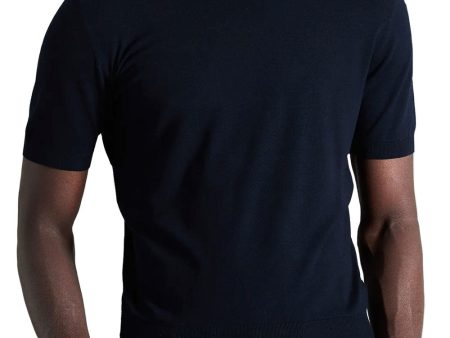 Short Sleeve Navy Crewneck Shirt Discount