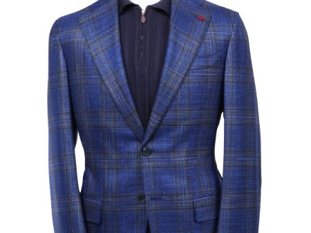 Blue Marechiaro Plaid Sportcoat Cheap