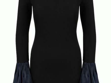 Black and Navy Hawthorne Dress For Sale