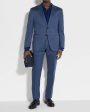 Avio Blue Solid Suit Supply