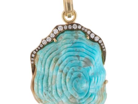 Turquoise Shell Pendant Online Sale