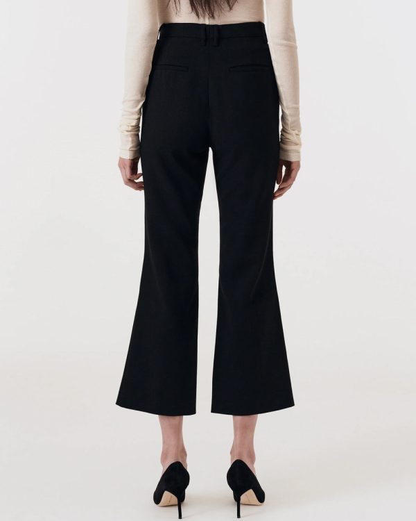 Black Credo Frill Trouser Hot on Sale