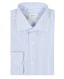 Bluette Popline Stripe Dress Shirt Online Sale