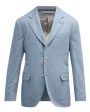 Blue Herringbone Sportcoat Cheap