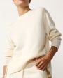 Almond Fenton Crewneck Fringe Sweater on Sale