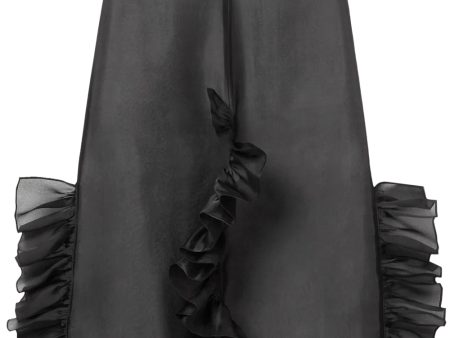 Black Radieux Frill Skirt Online Sale