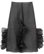 Black Radieux Frill Skirt Online Sale