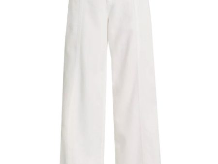 White Featherweight Arianna Cropped Palazzo For Discount