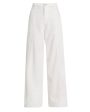 White Featherweight Arianna Cropped Palazzo For Discount