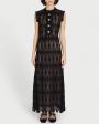 Black Macrame Midi Dress Online