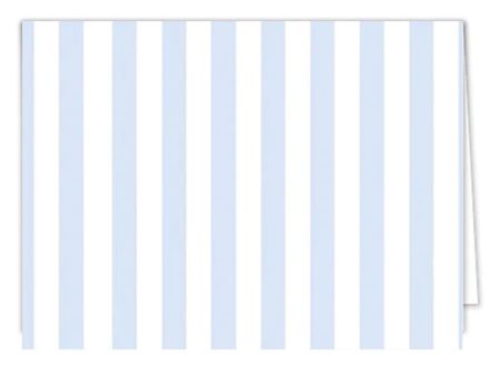 Blue Cabana Stripe Folded Notecards Online Hot Sale