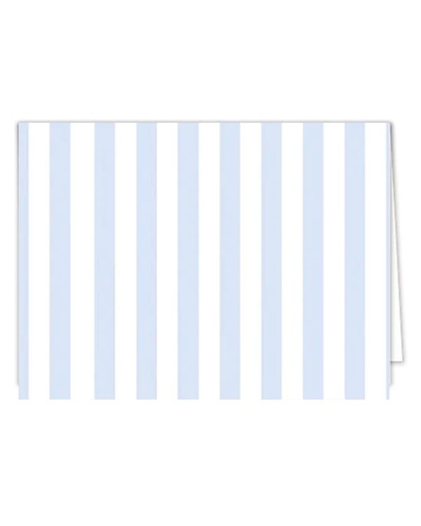 Blue Cabana Stripe Folded Notecards Online Hot Sale