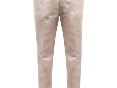 5 Pocket Chino Pant in Beige on Sale