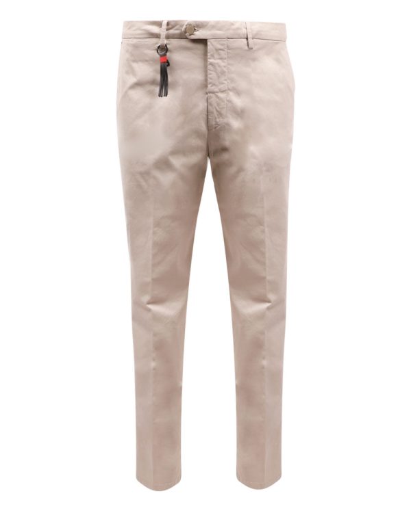 5 Pocket Chino Pant in Beige on Sale