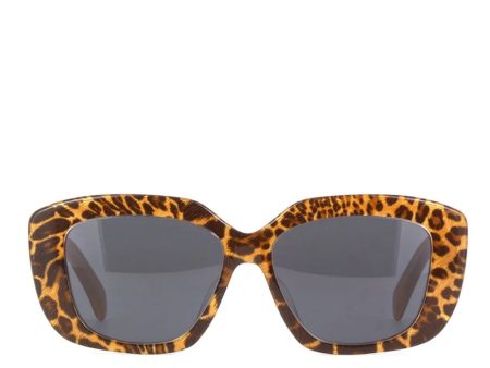 Triomphe Sunglasses in Leopard on Sale