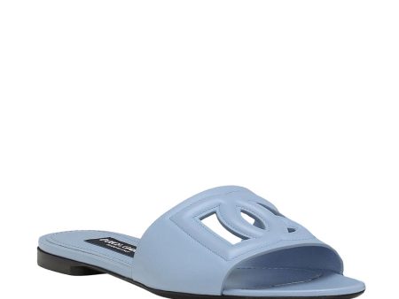 DG Flat Logo Slide in Blue on Sale