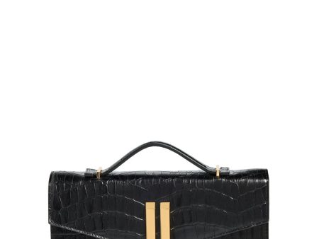 Vancouver Clutch in Black Discount