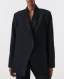 Black Polus Suit Jacket Hot on Sale