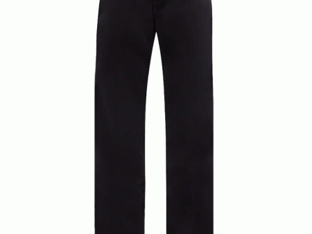 Black Strech Dyed Casual Pant Cheap