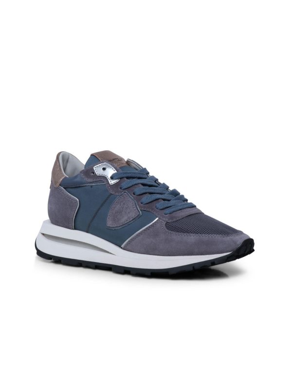 TRPX Haute Running Sneakers in Mondial Denim Online Hot Sale