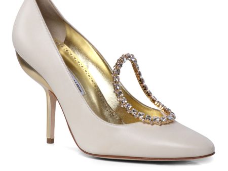 Nazma Samba Pump 105 in Light Cream Online