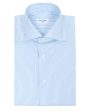 Aqua and Blue Mini Stripe Dress Shirt on Sale