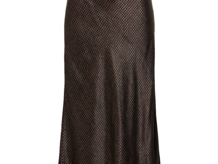 Black Houndstooth Slip Skirt Discount