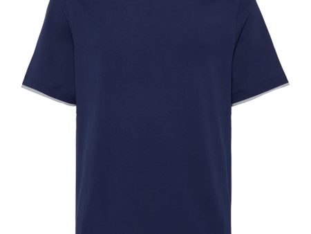 Navy Blue Layered Shirt Fashion