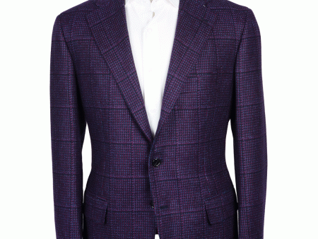 Raspberry and Black Sportcoat on Sale