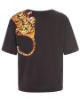 Washed Black Scratching Tiger Tee Hot on Sale