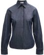 Blue Denim Button Up Shirt Online Hot Sale