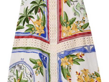 Tropical Destination Midi Skirt Sale