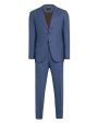 Avio Blue Solid Suit Supply