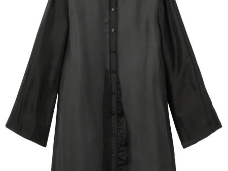 Black Organza Radieux Dress For Cheap