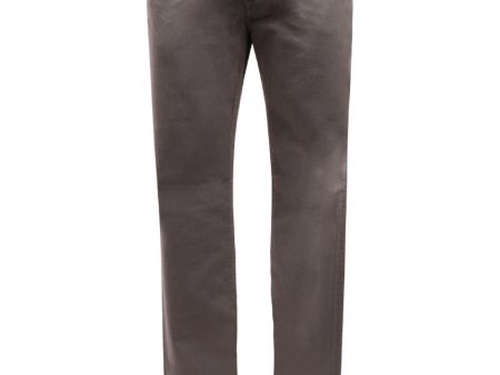 5 Pocket Stretch Demin Pant in Grey Discount