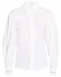 White Monili Cuff Button Up Shirt Cheap