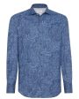 Blue Paisley Sportshirt Online