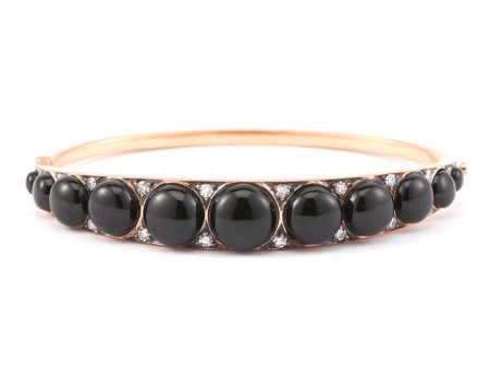 Black Jade Button Cuff Online Hot Sale