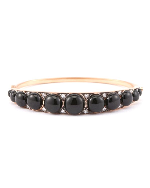 Black Jade Button Cuff Online Hot Sale