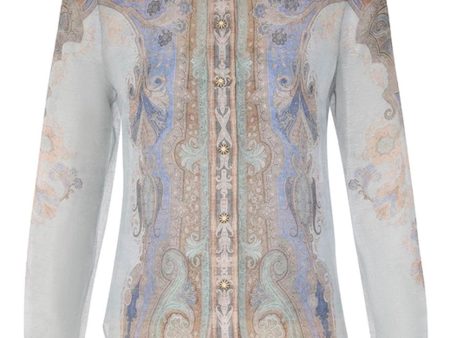 Blue Paisley Eden Body Shirt Online