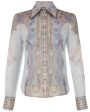 Blue Paisley Eden Body Shirt Online