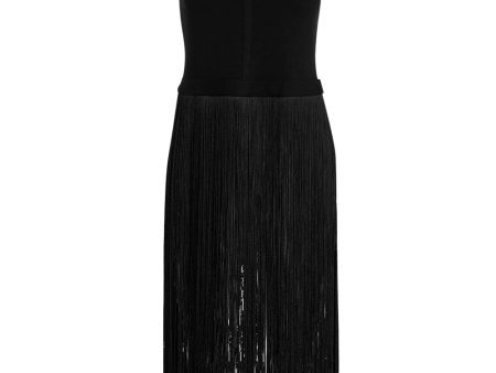 Black Gabbers Long Fringe Top Online now