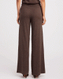 Wide Leg Pant in Heather Brown Online