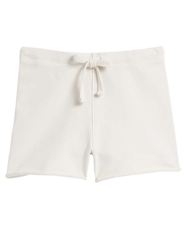 Vintage White Pearl Sweatshort For Discount