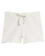 Vintage White Pearl Sweatshort For Discount