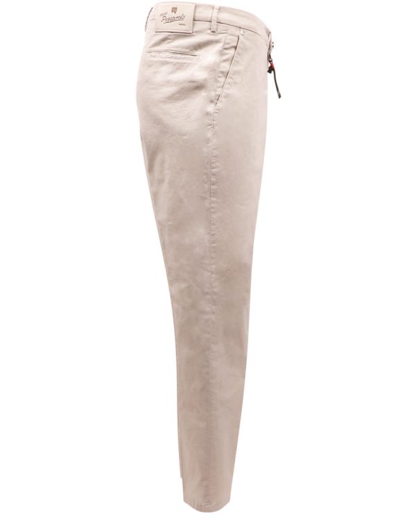 5 Pocket Chino Pant in Beige on Sale