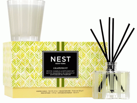 Grapefruit Petite Candle and Diffuser Set Discount