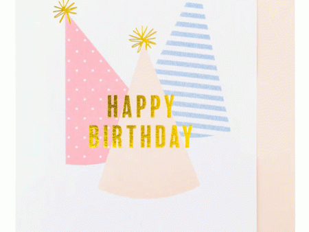 Birthday Hats Card Online Sale