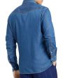 Blue Denim Western Sportshirt Fashion