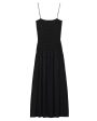 Black Anya Smoked Cami Maxi Dress For Sale